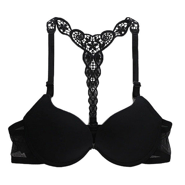 Sexy Front Closure Smooth Bras Charming Lace