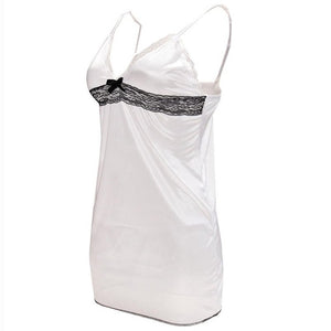 Sexy Women Lingerie Lady Underwear Lace Night Dress White sleepwear