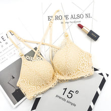 Load image into Gallery viewer, Front buckle seamless venting cross beauty