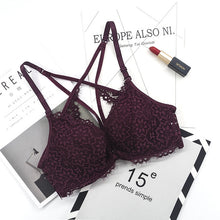 Load image into Gallery viewer, Front buckle seamless venting cross beauty